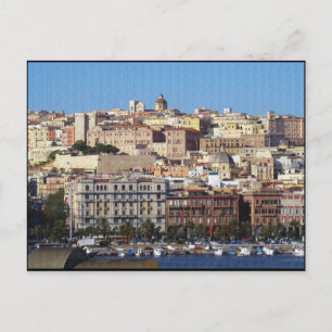Cagliari, Sardinien, Italien (Canvas Effect) Vykort