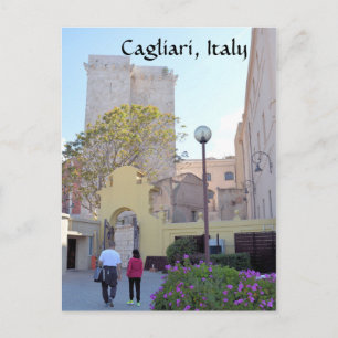 Cagliari, Sardinien, Italien Vykort