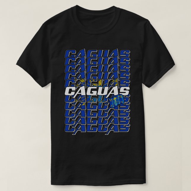 Caguas Cascade text 2 T Shirt (Design framsida)