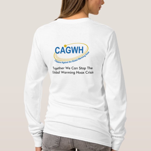CAGWH-kvinna Hoodie T-shirt (Baksida)