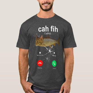 Cah Fih Samtal Påminnelse Meddelande Avböj Accepte T Shirt