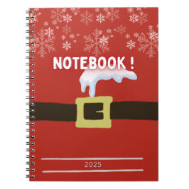 Cahier à spirales with motif de noel anteckningsbok