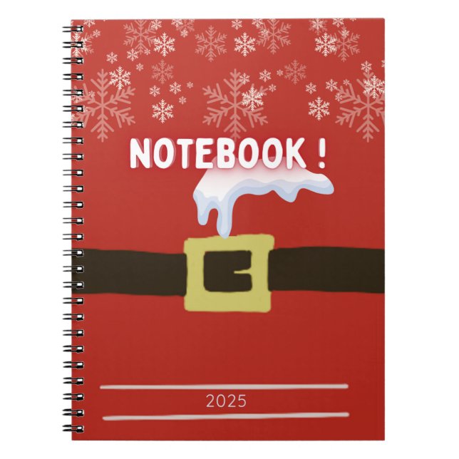 Cahier à spirales with motif de noel anteckningsbok (Framsidan)