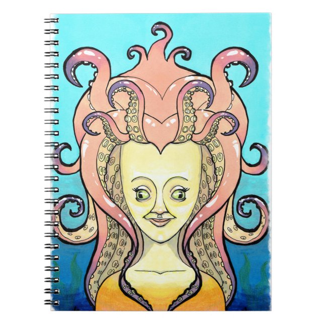 cahier femme poulpe anteckningsbok (Framsidan)