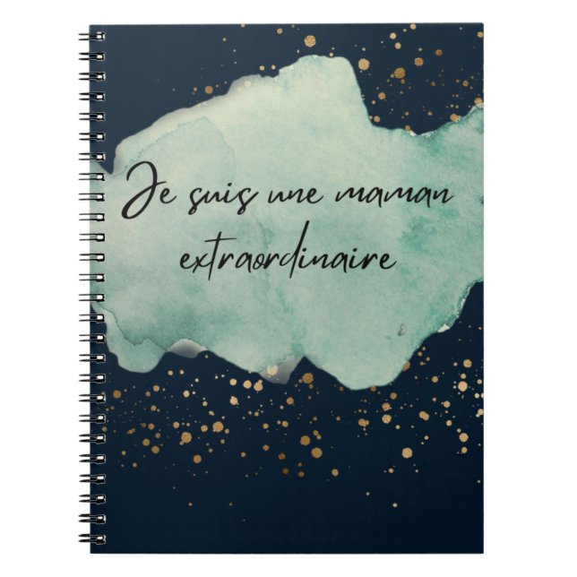 Cahier maman Excaire Anteckningsbok (Framsidan)