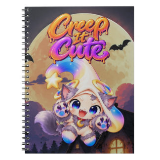 Cahier Spirale Zessi - "Creep It Cute" Halloween Anteckningsbok