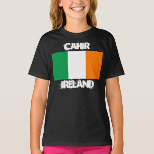 Cahir, Irland med irländsk flagga Tröja