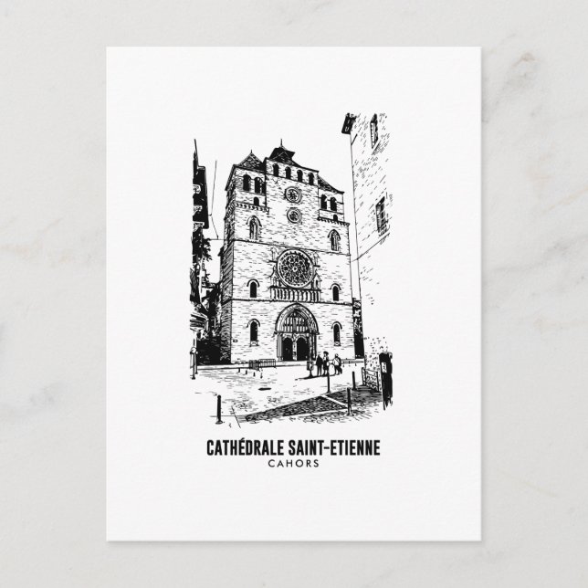Cahors  Cathedrale SaintEtienne  Affiche Art Sacre Vykort (Framsida)
