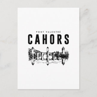 Cahors Cite Medievale Affiche Vintage Patrimoine Vykort