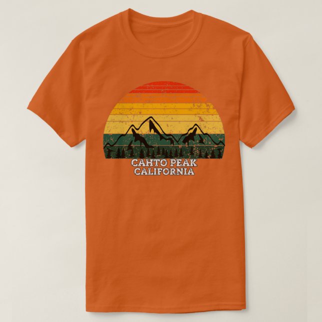 Cahto Peak California T Shirt (Design framsida)