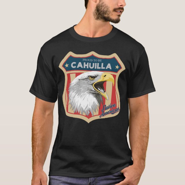 Cahuilla Tribe Native Indian Proud Respec T Shirt (Framsida)
