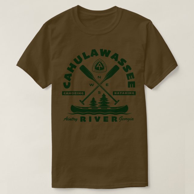Cahulawassee River 1 T Shirt (Design framsida)