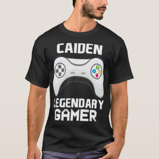Caiden Legendary Gamer Personlig Video Gaming N T Shirt