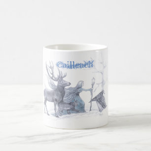 Cailleach skotsk gudinna av vintern magisk mugg