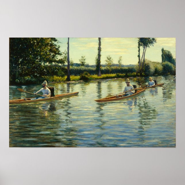 Caillebotte - Båten på Åren Poster (Framsidan)