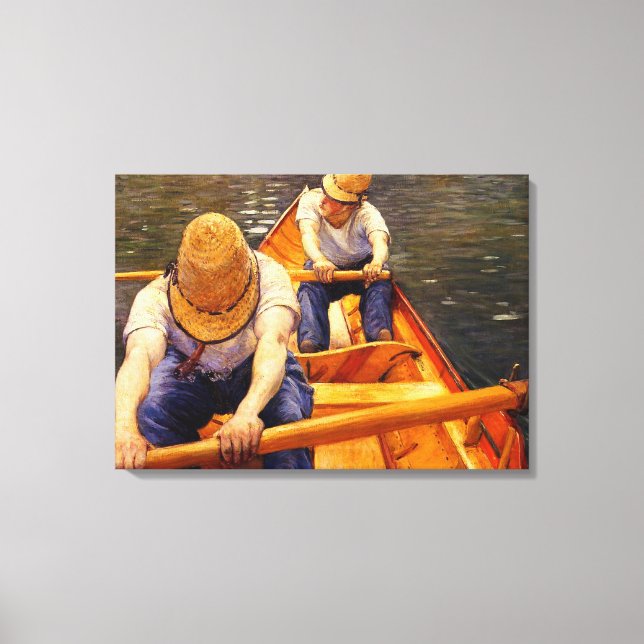 Caillebotte - Oarsmen Canvastryck (Framsida)
