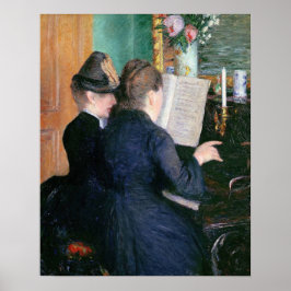 Caillebotte - Piano Lesson Poster