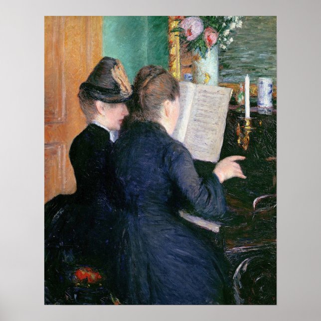 Caillebotte - Pianolektionen Poster (Framsidan)