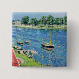 Caillebotte - Seine at Argenteuil, Boats at anchor Knapp