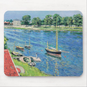 Caillebotte - Seine at Argenteuil, Boats at anchor Musmatta