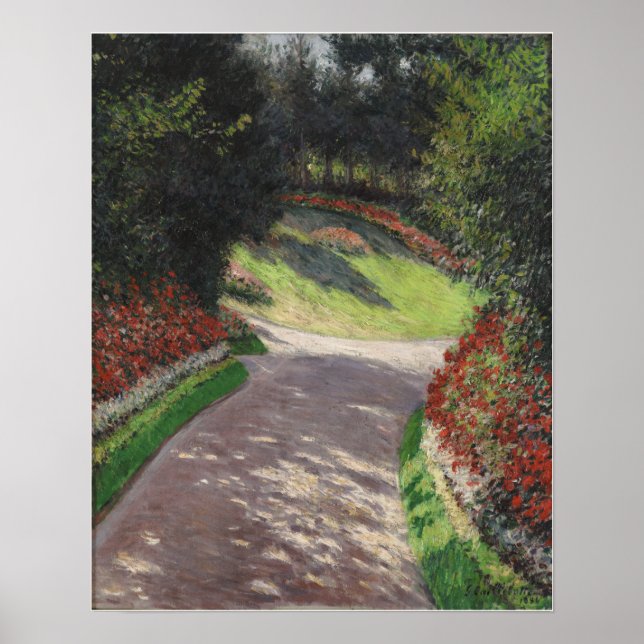 Caillebotte - Stigen i trädgården Poster (Framsidan)