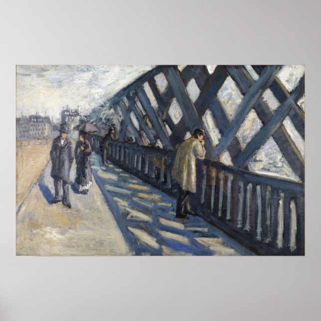 Caillebotte - Studie för Europabron Poster (Framsidan)