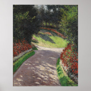 Caillebotte - Väg i Garden Poster