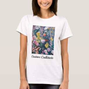 Caillebotte - Vita och gula krysantemum T Shirt