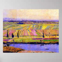 Caillebottes La Plaine de Gennevilliers Poster