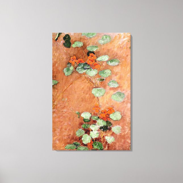 Caillebottes Nasturces Canvastryck (Framsida)