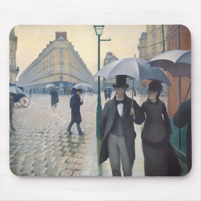 Caillebotte's Rue de Paris, temps de pluie Musmatta (Framsidan)