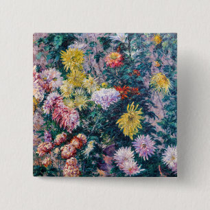 Caillebute - White and Gult Chrysanthemums Knapp
