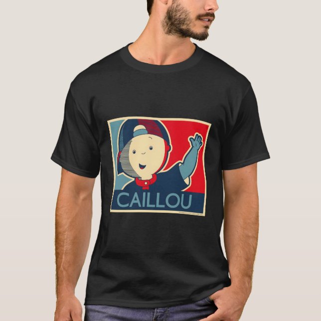 Caillou Caillou Grått Small T Shirt (Framsida)