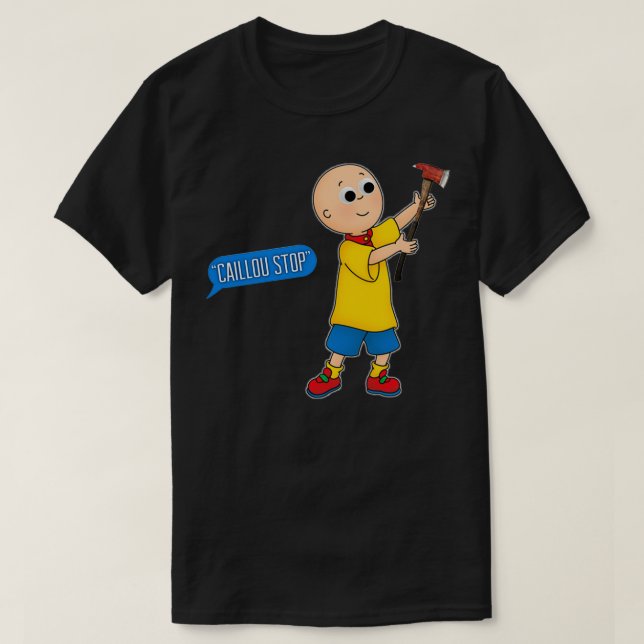 Caillou meme t shirt (Design framsida)