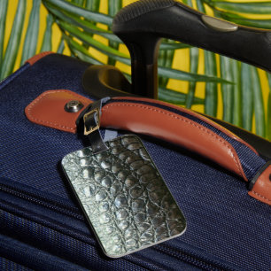 Caiman Alligator Skin-effect Wildlife Theme Bagagebricka