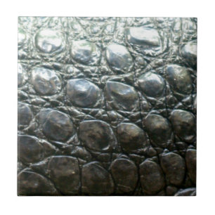 Caiman Crokodile Faux Alligator-Skin Design Kakelplatta