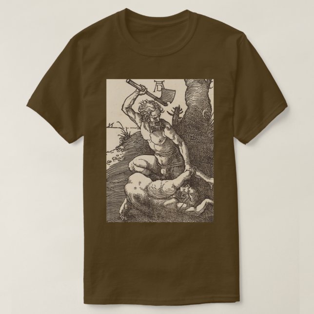 Cain Killing Abel T Shirt (Design framsida)