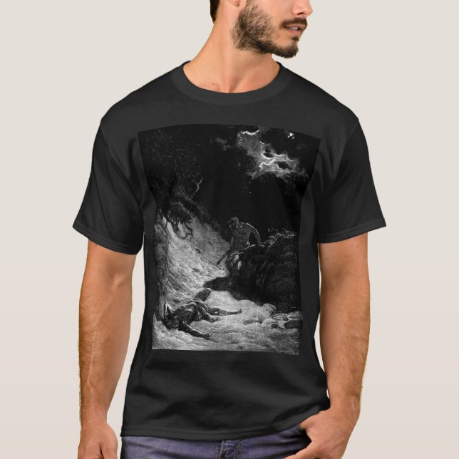 Cain och Abel - - Gustave Dore T Shirt (Framsida)