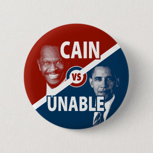 Cain vs den oförmögna Herman Cain kampanjen Knapp