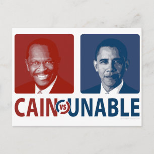 Cain Vs kunde inte Vykort