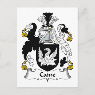 Caine Family Crest Vykort