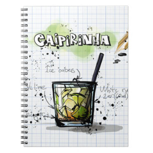 Caipirinha Anteckningsbok Med Spiral