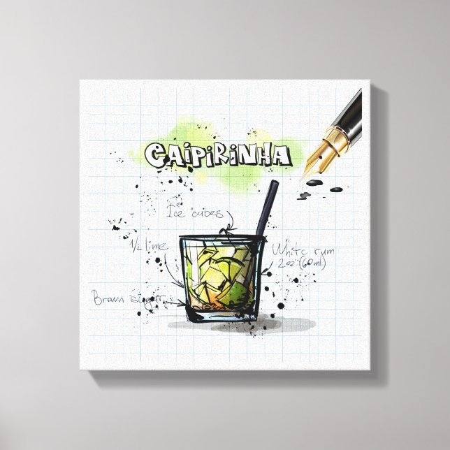 Caipirinha Canvastryck (Framsida)