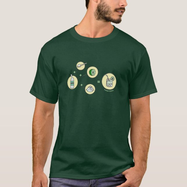 Caipirinha drink, Brasil T Shirt (Framsida)