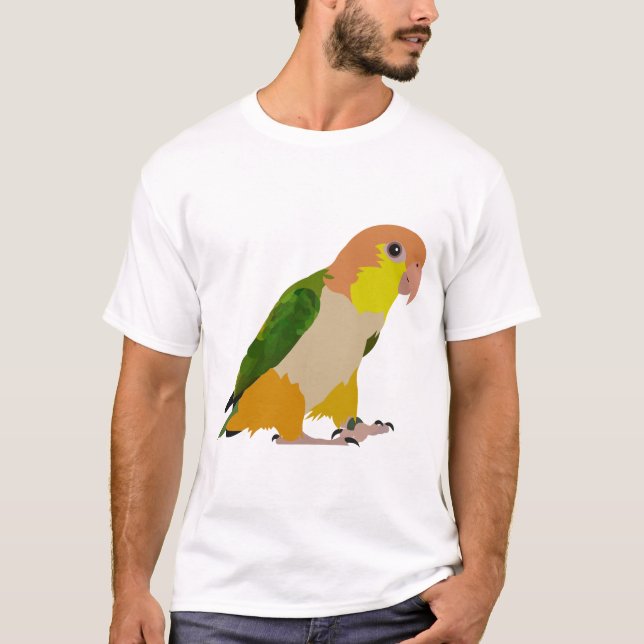 Caique parrot t shirt (Framsida)