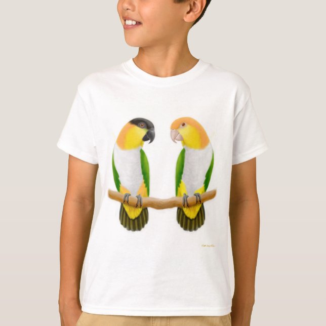 Caiquepapegojakärlek lurar T-tröja T-shirt (Framsida)