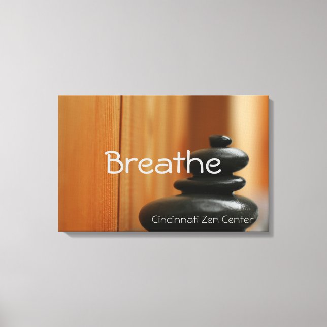 Cairn Meditation Stones Canvastryck (Framsida)