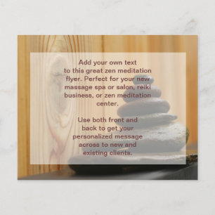 Cairn Meditation Stones Flygblad
