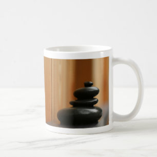 Cairn Meditation Stones och Wood Kaffemugg