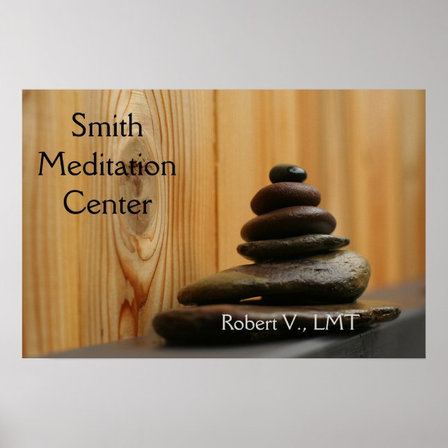 Cairn Meditation Stones Poster (Framsidan)